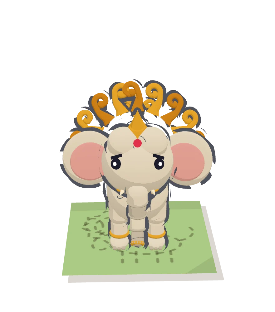 โมเดล 3D ของคชสีห์ในเกม