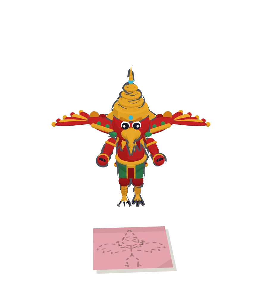 โมเดล 3D ของครุฑในเกม