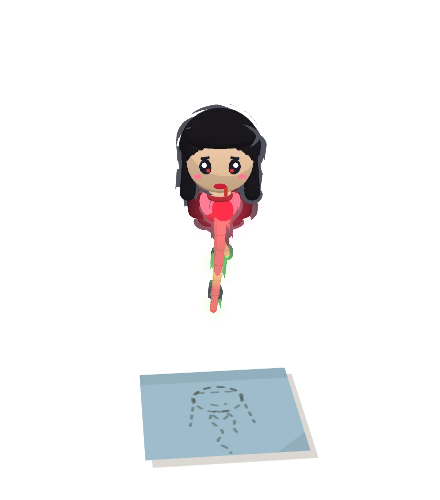 โมเดล 3D ของกระสือในเกม