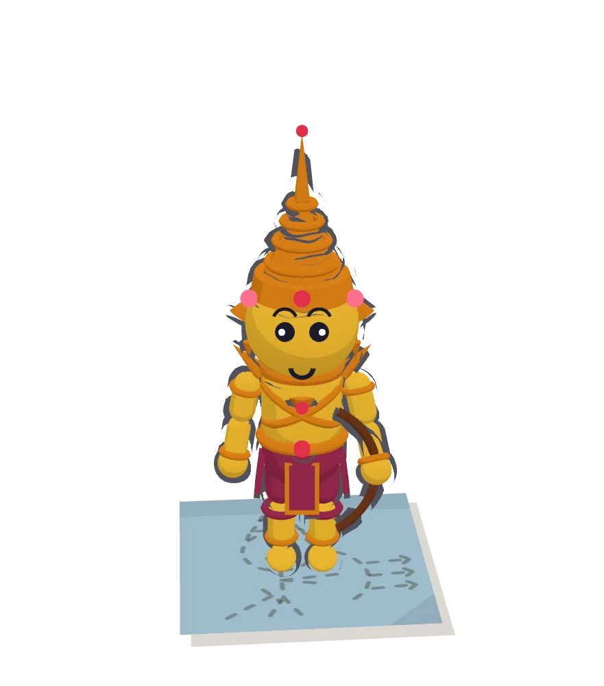 โมเดล 3D ของพระลักษมณ์ในเกม