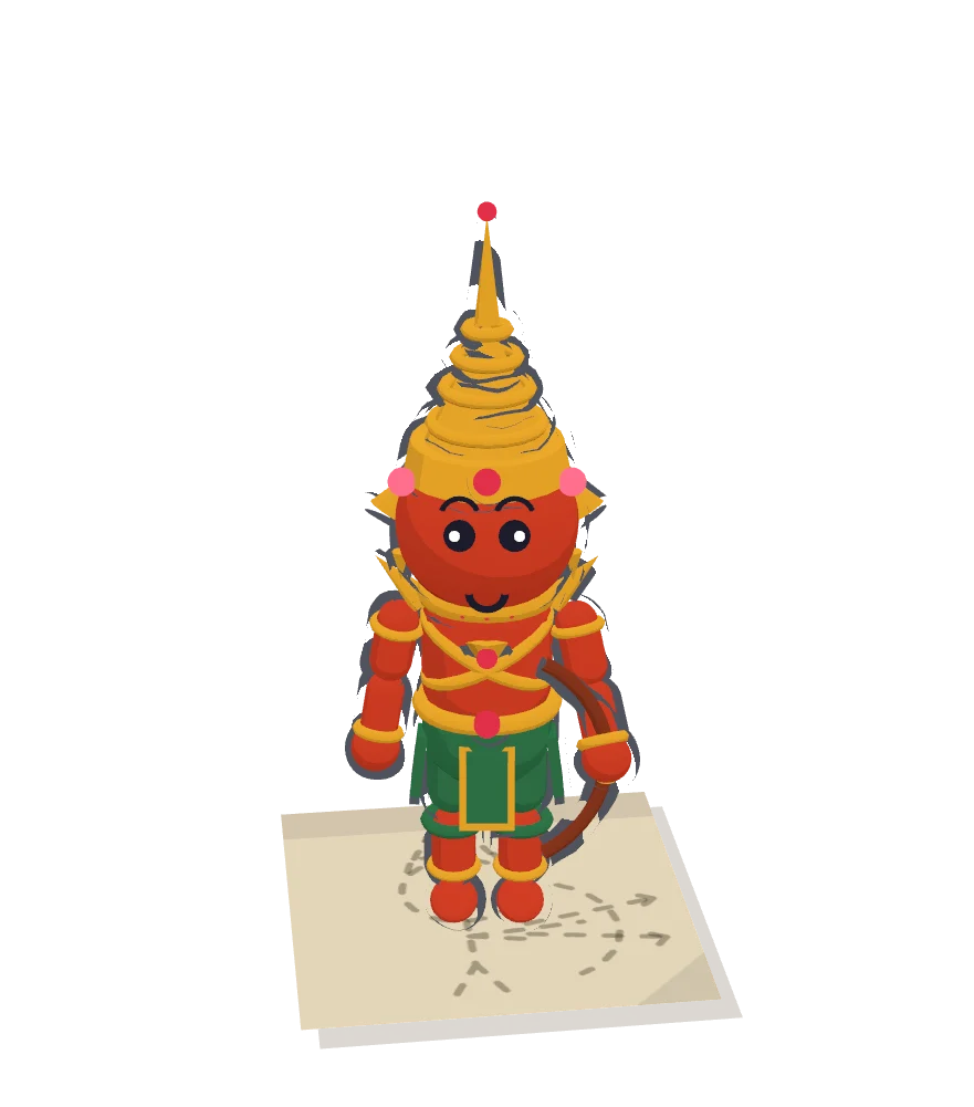 โมเดล 3D ของพระพรตในเกม