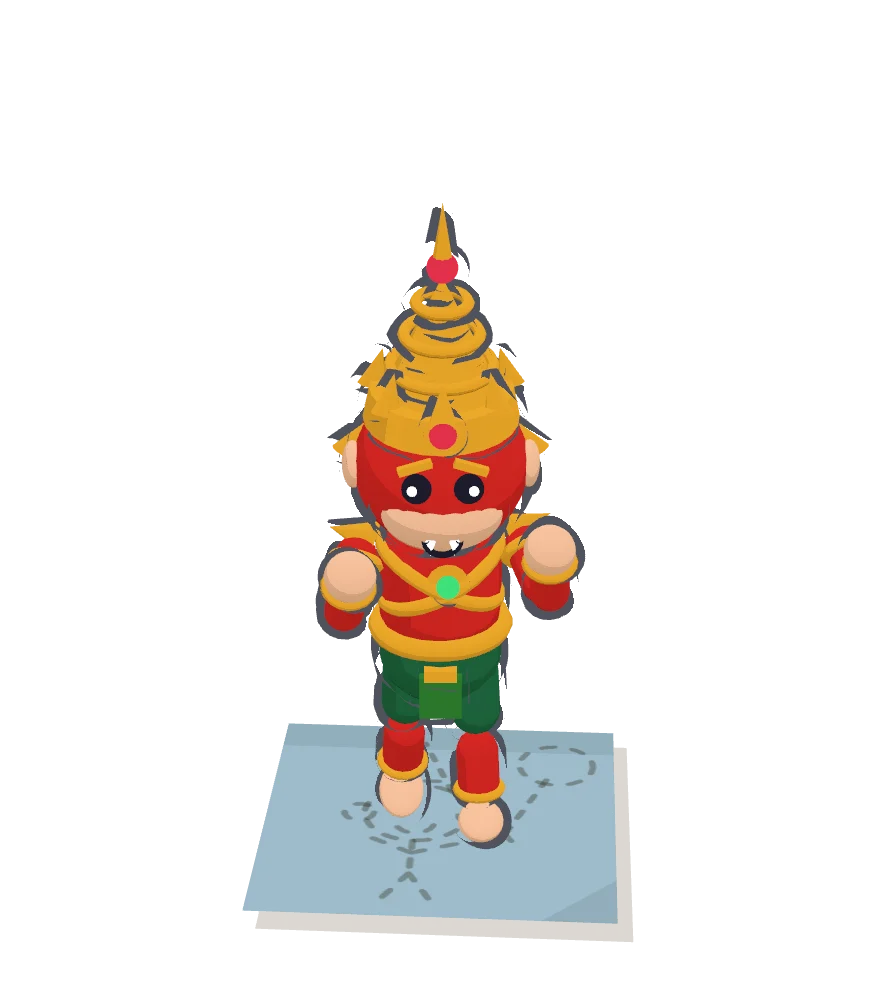 โมเดล 3D ของสุครีพในเกม